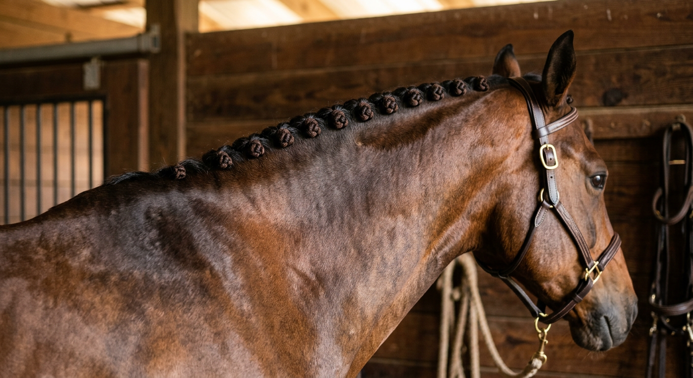 Braiding work by James Whitcombe